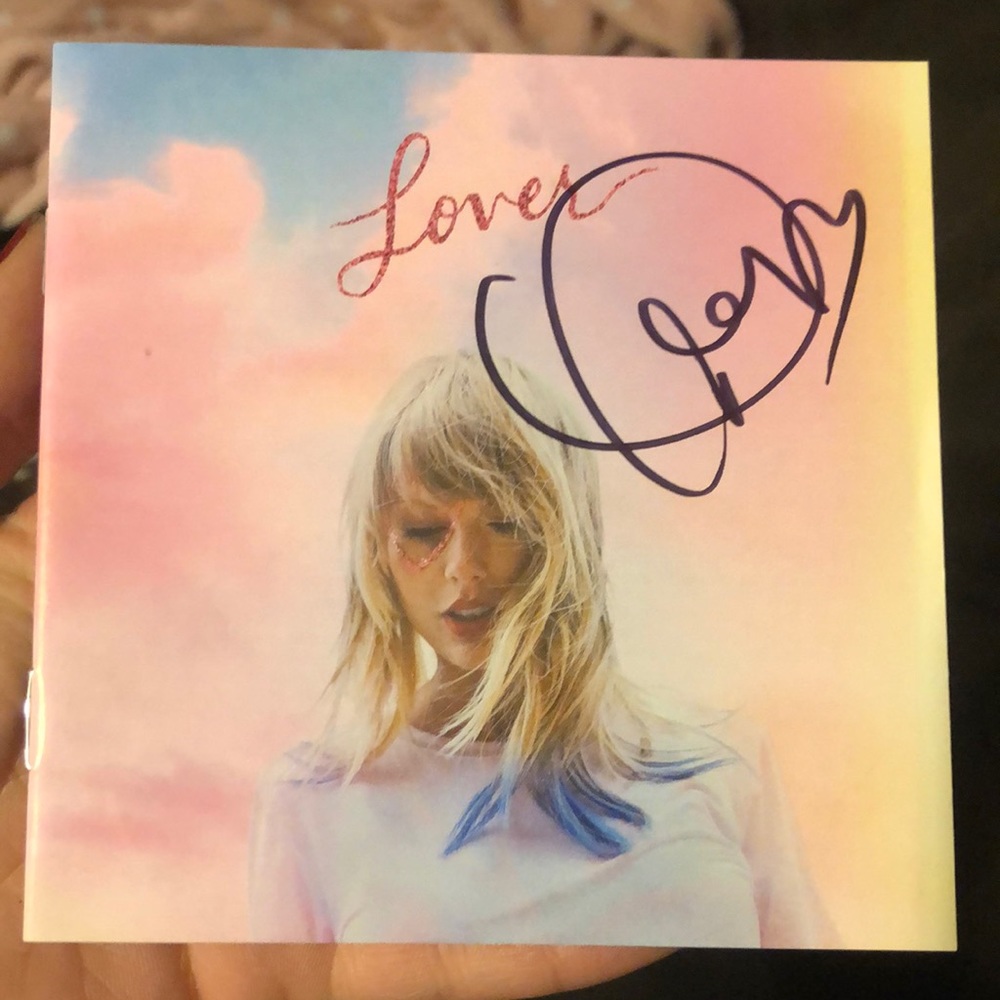 Autographed album booklet